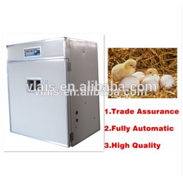 Vlais high hatching rate fully automatic 880 egg incubator